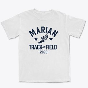 Marian High School Track and Field Premium Heavyweight T-shirt