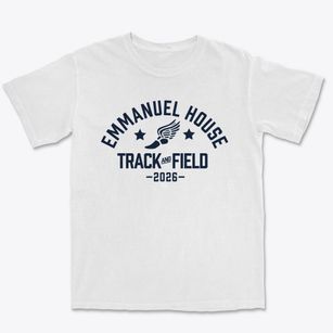 Emmanuel House Kindergarten Track and Field Premium Heavyweight T-shirt