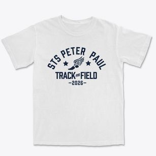 Saints Peter & Paul School Track and Field Premium Heavyweight T-shirt