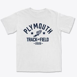 Plymouth Elementary School Track and Field Premium Heavyweight T-shirt
