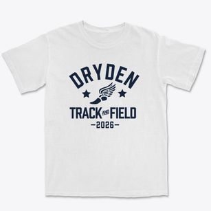 Dryden High School Track and Field Premium Heavyweight T-shirt