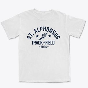 Saint Alphonsus School Track and Field Premium Heavyweight T-shirt