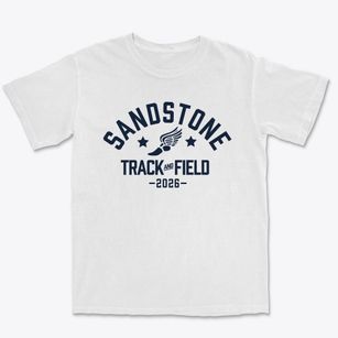 Sandstone High School Track and Field Premium Heavyweight T-shirt