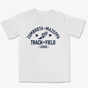 Zumbrota-mazeppa Middle School Track and Field Premium Heavyweight T-shirt