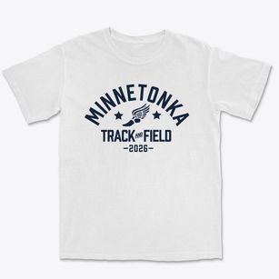 Minnetonka High School Track and Field Premium Heavyweight T-shirt