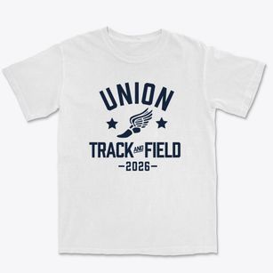 Union Academy Elementary School Track and Field Premium Heavyweight T-shirt