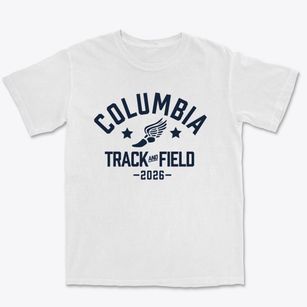 Columbia Christian Academy Track and Field Premium Heavyweight T-shirt