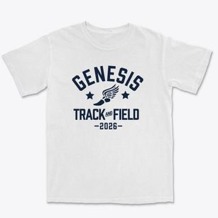 Genesis School Track and Field Premium Heavyweight T-shirt