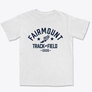 Fairmount Spanish Magnet Elementary Track and Field Premium Heavyweight T-shirt