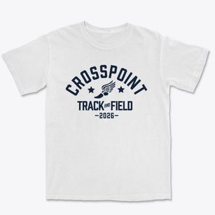 Crosspoint Christian School Track and Field Premium Heavyweight T-shirt