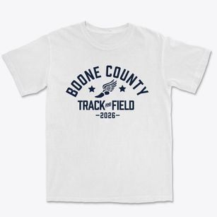 Boone County R4 Middle School Track and Field Premium Heavyweight T-shirt