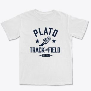 Plato Elementary School Track and Field Premium Heavyweight T-shirt