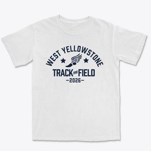 West Yellowstone School Track and Field Premium Heavyweight T-shirt