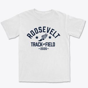 Roosevelt Elementary School Track and Field Premium Heavyweight T-shirt
