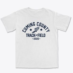 Cuming County District 82 School Track and Field Premium Heavyweight T-shirt
