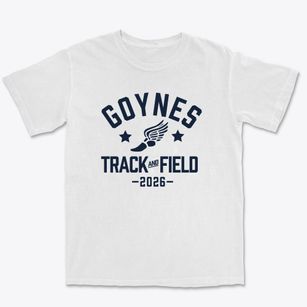 Goynes Elementary School Track and Field Premium Heavyweight T-shirt