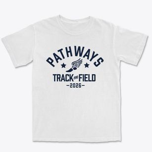 Pathways School Track and Field Premium Heavyweight T-shirt
