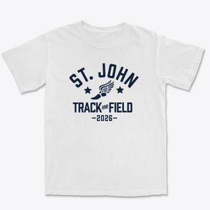 Saint John Regional School Track and Field Premium Heavyweight T-shirt