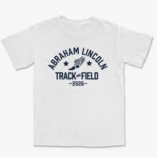 Abraham Lincoln Elementary School Track and Field Premium Heavyweight T-shirt