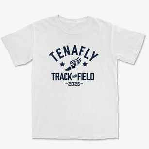 Tenafly Middle School Track and Field Premium Heavyweight T-shirt