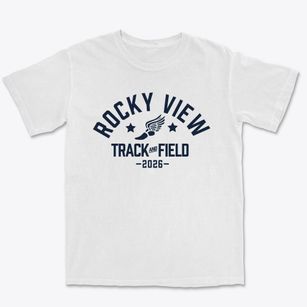 Rocky View Elementary School Track and Field Premium Heavyweight T-shirt