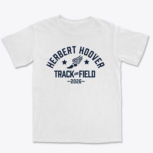 Herbert Hoover Elementary School Track and Field Premium Heavyweight T-shirt