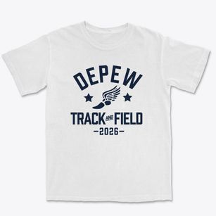 Depew High School Track and Field Premium Heavyweight T-shirt