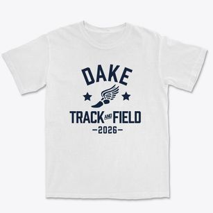 Dake Junior High School Track and Field Premium Heavyweight T-shirt