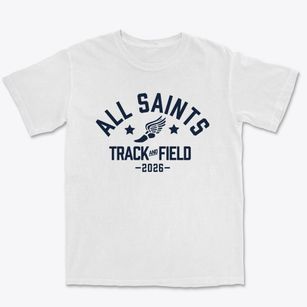 All Saints School Track and Field Premium Heavyweight T-shirt