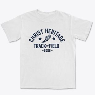Christ Heritage Academy Track and Field Premium Heavyweight T-shirt