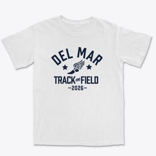 Del Mar Elementary School Track and Field Premium Heavyweight T-shirt