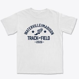 Waterville-madison Central Co-op Track and Field Premium Heavyweight T-shirt