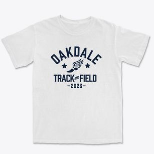 Oakdale Bohemia Road Junior High School Track and Field Premium Heavyweight T-shirt