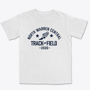 North Warren Central School Track and Field Premium Heavyweight T-shirt