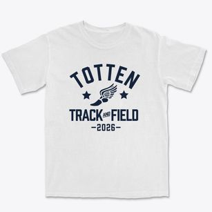 Totten Middle School Track and Field Premium Heavyweight T-shirt
