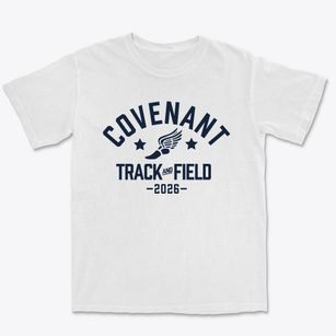 Covenant Christian School Track and Field Premium Heavyweight T-shirt