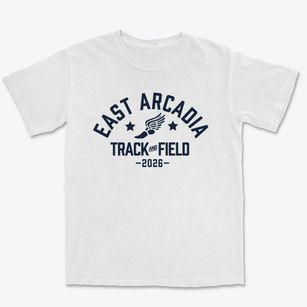 East Arcadia Middle School Track and Field Premium Heavyweight T-shirt