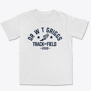 Dr W T Griggs Elementary School Track and Field Premium Heavyweight T-shirt