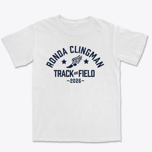Ronda Clingman Elementary School Track and Field Premium Heavyweight T-shirt
