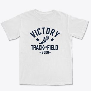 Victory Christian Academy Track and Field Premium Heavyweight T-shirt