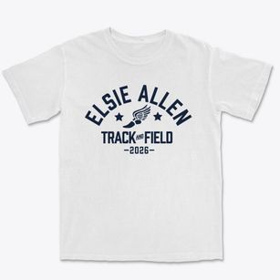 Elsie Allen High School Track and Field Premium Heavyweight T-shirt