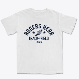 Rogers Herr Middle School Track and Field Premium Heavyweight T-shirt