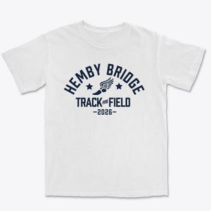 Hemby Bridge Elementary School Track and Field Premium Heavyweight T-shirt