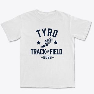 Tyro Middle School Track and Field Premium Heavyweight T-shirt