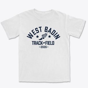 West Badin Academy Track and Field Premium Heavyweight T-shirt