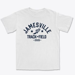 Jamesville High School Track and Field Premium Heavyweight T-shirt