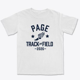 Page High School Track and Field Premium Heavyweight T-shirt