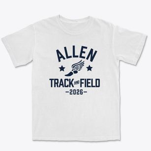 Allen Middle School Track and Field Premium Heavyweight T-shirt