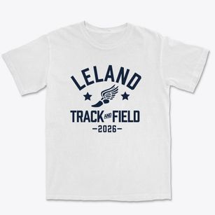 Leland Middle School Track and Field Premium Heavyweight T-shirt