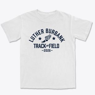 Luther Burbank Elementary School Track and Field Premium Heavyweight T-shirt